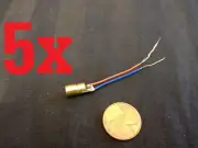 5x new 650nm 6mm 3V 5mW mini Laser Dot Diode Module Head WL Red a1