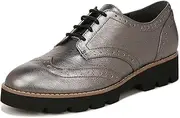 [Vionic] Womens Charm Alfina Comfort Lace Up Loafers- Supportive Walking Shoes for Heel Pain, Plantar Fasciitis with Orthotic Insole Arch Support That Corrects Pronation and Alignment Med-Wide Fit