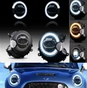 R56 MINI Cooper S JCW VLAND LED Halo DRL Day Time Running Light Headlights RHD