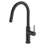 Abey Gareth Ashton Poco Pull Out Kitchen Mixer Matte Black Finish