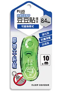 在飛比找誠品線上優惠-PLUS豆豆彩貼膠帶/ 魔豆39-141/ 綠/ TG-11