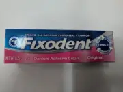 Fixodent Denture Adhesive Cream, Original, Strong And Long Hold - 0.75 Oz