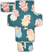 Reusable Changing pad for Baby with Tissue Pocket Portable Changing pad for Baby Infant Travel Station Kit