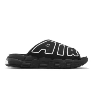 Nike 拖鞋 Wmns Air More Uptempo Slide 黑 大AIR 女鞋 氣墊 FD5983-001