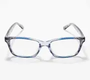 New Prive Revaux The Sahara Blue Light Readers Blue Zebra Strength 0 A458399