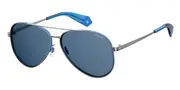 Polaroid PLD 6069/S/X Polarized V84/C3 Men's Sunglasses Blue Size 61