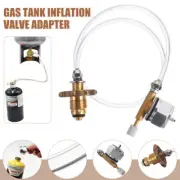 Outdoor Camping Propane Refill Adapter Gas LPG Flat Cylinder Tank Coupler Valve