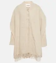 [Marant Etoile] Marant Etoile Faty scarf-detailed wool-blend coat AU 14 neutrals