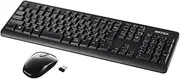 Buffalo BSKBW125SBK Wireless Full Keyboard Quiet Mouse Set, Durable, Long Battery Life, Remote Telework, Anti-Fatigue Design, Easy Connection, Peace of Mind Support