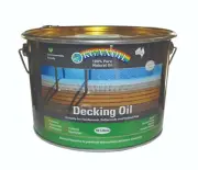 Organoil Exterior Decking Oil 10L Natural Outdoor Timber Oil for External Timber