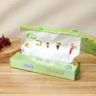 10Pcs Reusable Fresh Bag Leakproof Zip Lock Bag Freezer Stand Up Bag