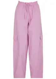 Damson Madder Rocket Cotton Cargo Trousers - Pink - 8 (UK8 / S) 8 (UK8 / S)