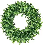 EPIGEIST 1PC Lifelike Grass Garland Wall Hanging Wreath Decorative Household Wreath for Wedding Parties and Festivals Material Rustic Farmhouse Style Decor No Maintenance Required