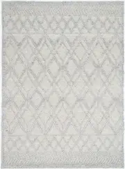 Himalaya Cobblestone Tribal In Grey Wool Rug