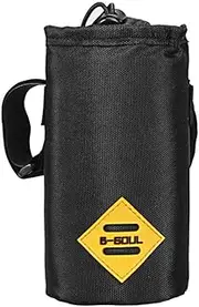 Water-Resistant Bicycle Handlebar Water Bottle Holder Bag Storage Pouch for Cycling Camping Hiking Backpacking