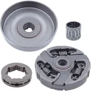 3/8-7T Clutch Drum Rim Sprocket Bearing Kit for 3120 394XP 395XP 3120XP Jonsered 2094 2095 Chainsaw Photo color