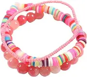 [Threads & Beads] Fashion Bracelet With Seed Beads | Fimmo Sequnce | Plain Color Beads