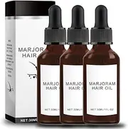 Volora Natural Hair Growth Oil, Volora Rosemary Thickening Hair Oil Pure & Organic, Scalp Nourishing Oil, Damage Repair, Loss Prevention, Non-greasy, for All Hairs Types (3pcs)