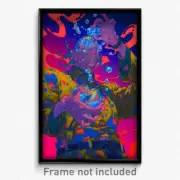 Art Poster - Slim Canton (Psychedelic Trippy Weird 11x17 Print)