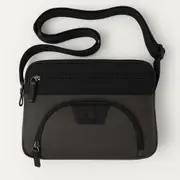 FIB Byron East West Sling Shoulder Bag Travel Adjustable Strap - Black