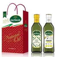 在飛比找demall購物網優惠-送禮首選-Olitalia-奧利塔高溫專用葵花油十純橄欖油禮