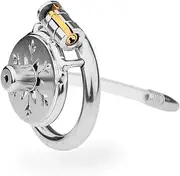 Chastity Device Chastity Cage With Silicone Catheter Invisible Lock Chastity Cage Penis Cage Sex Metal Chastity Cage Flat Cage For Male 55Mm