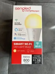Sengled W11-N11W Smart LED Light Bulb, Soft White