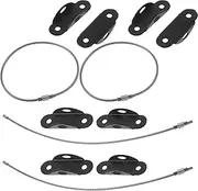 WATIIFUFU 4 Sets Furniture Tip Kit Proofing Wall Straps for Bookcases Easy Installation Safety Anchors for Heavy Furniture Lightweight Design Environment