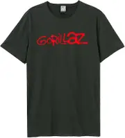 Amplified Unisex Adult Gorillaz Logo T-Shirt (Black) Large