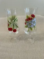 Oneida Handpainted Glass Set