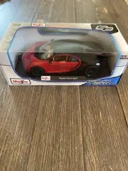 Maisto Bugatti Chiron Sport 1/18 scale NIB 2019 release red exterior
