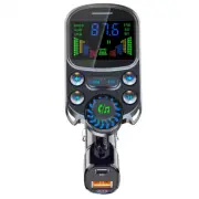 Wireless Bluetooth 5.3 FM Transmitter Car MP3 Player Adapter Kit USB PD Charger