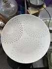Set of 10 Weight Watchers Portion Control Round Dinner Plates 9.5" WW White Dots