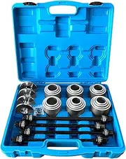 28pcs Bush Removal Kit Bush Bearing Seals Press Pull Sleeve Tool Kit Set Auto Car Repair Tool Master Press Bearings Bushes Seals Removal