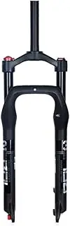 Mingzhe 20/26 Inch Suspension Fork Snow Beach Bike Fat Tire Bicycle Magnesium Alloy Shock Absorbing Air Fork 135mm Bicycle Forks Bike Accessories
