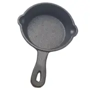 Cast Iron Material Wok Pans with Handle for Home Induction Electric Gas Cooktop