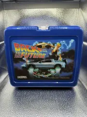 Vintage Back To The Future II 2 Lunchbox Blue Delorean No Thermos New Condition