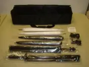 COWBOYSTUDIO UB4KIT DUAL OFF-CAMERA FLASH MOUNT KIT W CASE/UMBRELLAS/STANDS!