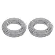 22AWG Gauge Stranded Hook-Up Wire PVC Tinned Copper Wire 30m/100ft Gray