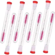 [AUTSUPPL] Eyelash Brush Beauty Makeup Eyelash Applicator 8pcs Brush Tube Lash Spoolie Set