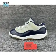 Air Jordan 11 Retro XI Low TD Toddler Blue Grey Shoes 505836-007