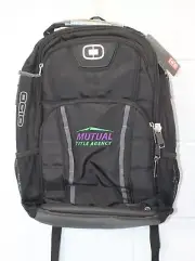 OGIO Axle Backpack Company Logo Travel Padded Laptop Black, NEW! NWT!