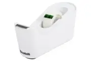 Scotch® Tape Dispenser C18-W, White .75 in x 350 in (19 mm x 8,89 m)