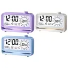 Student Digital Alarm Clock Visual Timers Rechargeable Night Light LCD Display