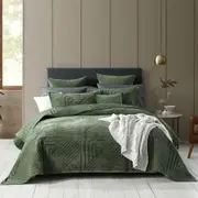 Bianca Samatra Olive Coverlet Set Olive