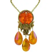 KIRKS FOLLY SABRINA BAT CAT VENUS SEAVIEW MOON WEARABLE ORNAMENT BRASS TONE