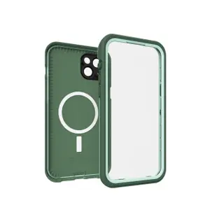 【OtterBox】LifeProof iPhone 14 Plus 6.7吋 FRE 全方位防水/雪/震/泥 保護殼-綠(支援MagSafe)