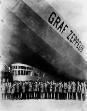 Germanys Giant Graf Zeppelin 1928 Aviation History Old Photo