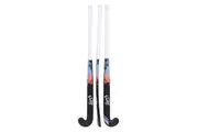 Kookaburra Echo L-Bow Hockey Stick (Black/Multicoloured) (36.5in)