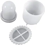 KONTONTY Manual Mold Dice Cup Crystal Epoxy Mold Silicone Mould DIY Dice Box Mould Ideal for DIY Enthusiasts